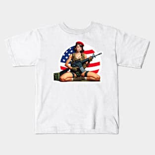 Tactical Girl Kids T-Shirt